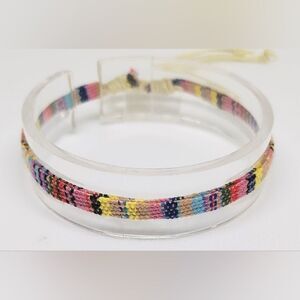 Men's bracelet striped punk new e76